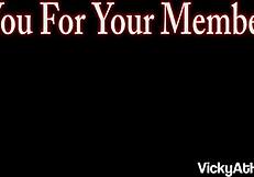 Blonde Vicky Vette Dildo Fucking Herself To Orgasm