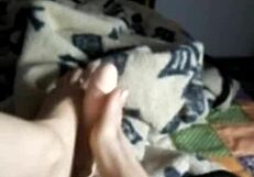 milf takes control with femdom footjob on pussy