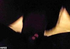 Can tiny ebony stripper Bii handle this monster cock?