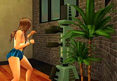 Blonde Muscular Man Has Sex in Gym