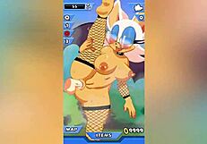 kinky rouge plays an exciting game