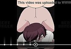 Toko's surprising rimjob on Beat Beat Banger in hentai