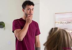 sweet teen gets sticky familypies from stepdad in a forbidden reality creampie moment.