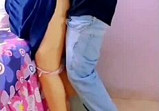 I DRILLED a hole in my NEIGHBOR'S wall and SURPRISED her with another in her HOT pussy, mexican schoolgirls