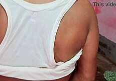 man, called dehati chachi over and banged her hard at home