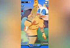 kinky rouge plays an exciting game