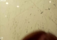 Fucked my milf girlfriend with big tits in the bathroom before she left again.