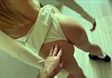 An amateur couple had sex with a hot girl with a perfect body