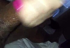 Yo, check white girl Emily slobbering on a huge black cock. She’s deepthroating that monster like a pro with pure interracial heat!