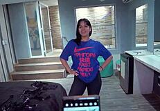 Mi hermanastra tests out intense BDSM mode for quickie