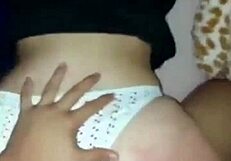 Latina Amateur Pulls Thong Aside For Deep Cock Penetration