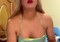 Rica Transsexual with Tattoos and Cum