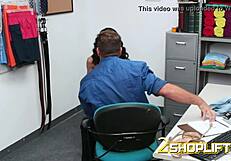 skinny teen 18+ thief is ready to blow this officers huge cock in full movie