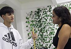 Quickie with Hermanastra in Family Business - Tight Pussy POV Blowjob in Russian Porno