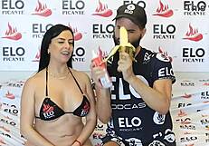 Colombian mature actress Antonella Blake participates in casting interview for spicy role