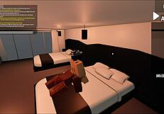 Face fucking a girl in a hat with rough monster cock