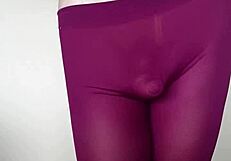 Misr4 - Update 4 - Cum on Burgundy Leggings - May 09 2025