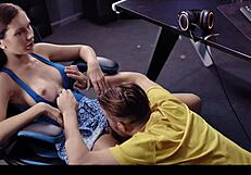 Gamer Girl Banged After Time Freeze Frenzy