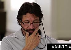 I can't believe I caught Alex Grey riding her stepdad Tommy Gunn's huge cock.