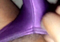 a couple engages in condom-protected fucking with a small penis