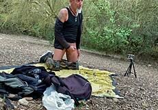 Hey, stepbrother, let's blowjob on this mountain trail!