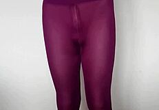 Misr4 - Update 4 - Cum on Burgundy Leggings - May 09 2025