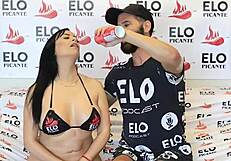 Colombian mature actress Antonella Blake participates in casting interview for spicy role