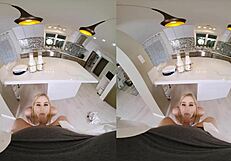 Blonde SLUT CHEATING On Husband With LOCAL MILKMAN In VR PORN Parody