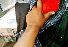 indian bhabhi says, suck my big tits while fucking