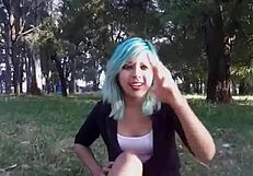 Chica sexy fingering her ass 😏