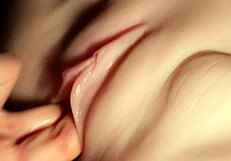 Hey, practicing rough fingering on a real doll with double penetration and anal close-ups 😏