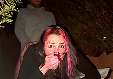 Girlfriend gets public creampie in vlog