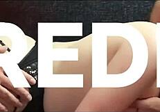 Essex redhead student undergoes teasing session with wand in homemade video