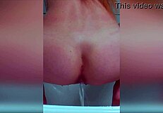 amateur cleans up with enema before a tough session