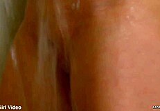 Emily Addison showers and shaves