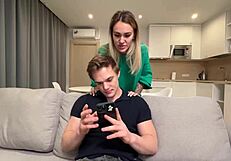 My neighbor plays naughty teacher with me.