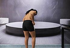 Pov beautiful woman invites best friend for Tantaly doll sex