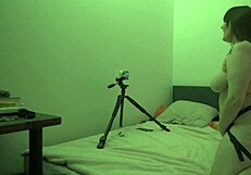 Curvy Brunette MILF Talks Dirty Backstage While Shooting Weird Fat BBW Video