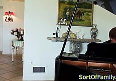 black stepdaughter plays piano in taboo reality show