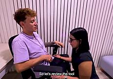 Colombian milf fucks boss for debt 😈