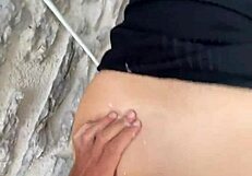 risky public flashing and pov sex with teen influencer