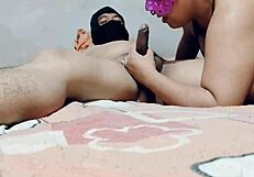 Me and my chubby mature latina wife fuck bent over in front of the mirror