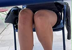 risky public flashing and pov sex with teen influencer