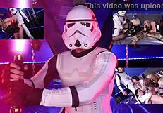 Slut orgy with toys and cum covered big ass 😈