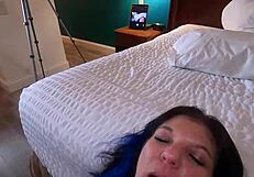 Pissed Off Housewife's Sex Tape Filled with Cum in Mouth and Pussy