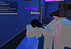 Getting Nailed Hard by a Wild Roblox Pornstar Sensation