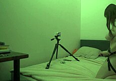 Curvy Brunette MILF Talks Dirty Backstage While Shooting Weird Fat BBW Video