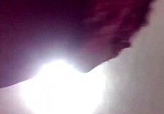 Latina neighbor's big ass and pussy exposed under skirt in homemade clip