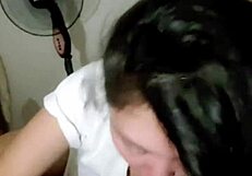 Unfaithful wife satisfies other men behind husband's back in bedroom!