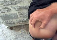 risky public flashing and pov sex with teen influencer